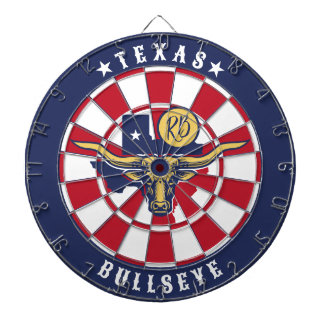 Texas State Flag Dartboard