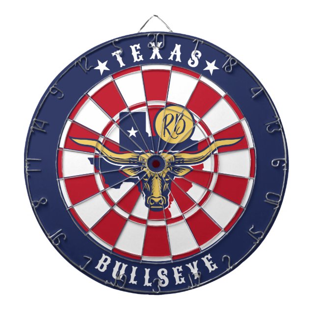 Texas State Flag Dartboard (Front)