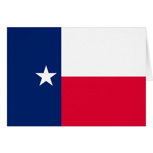 Texas State Flag Design (Front Horizontal)