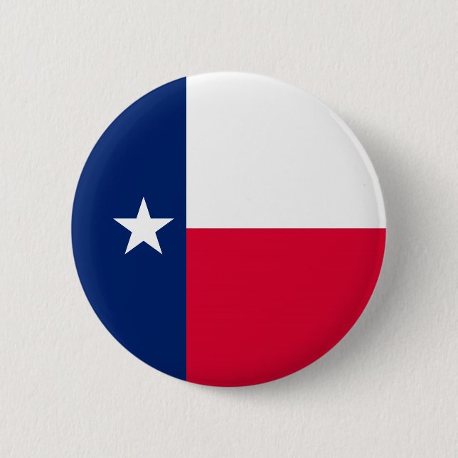 Texas State Flag Design 6 Cm Round Badge (Front)