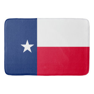 Texas State Flag Design Bath Mat