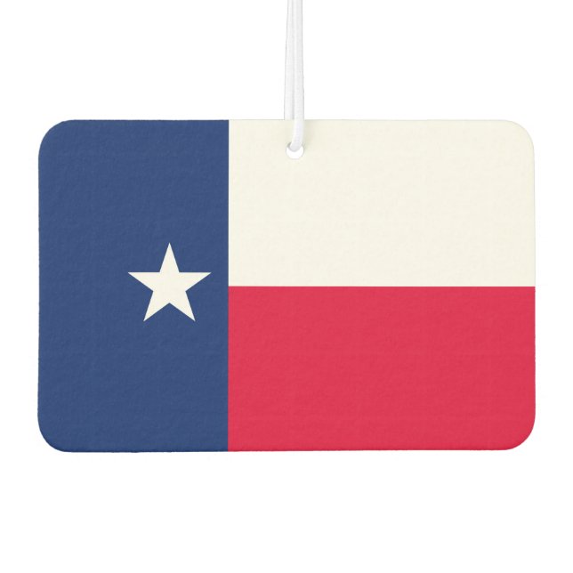 Texas State Flag Design Car Air Freshener (Front)