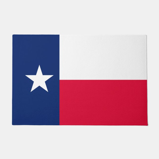 Texas State Flag Design Doormat (Front)
