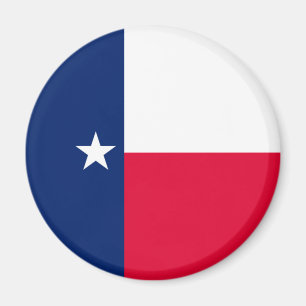 Texas State Flag Design Magnet