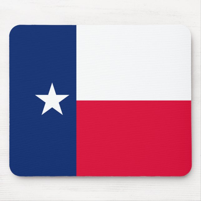 Texas State Flag Design Mouse Mat (Front)