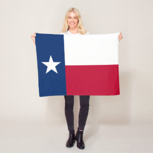 Texas State Flag Fleece Blanket