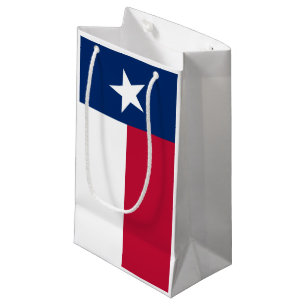 Texas state flag - high quality authentic colour small gift bag