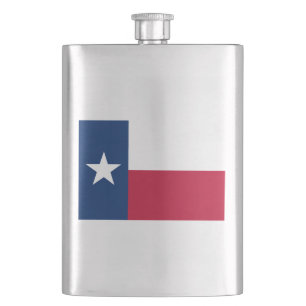 Texas State Flag Hip Flask