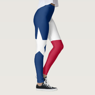 Texas State Flag Leggings