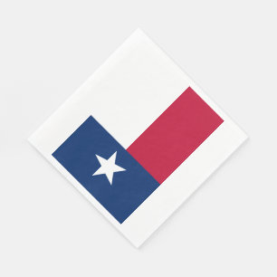 Texas State Flag Napkin