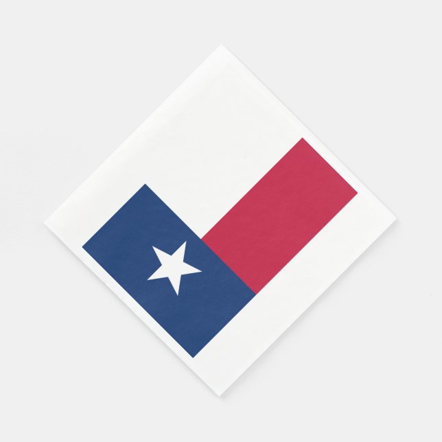 Texas State Flag Napkin (Corner)