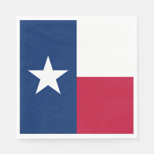 Texas State Flag Napkin