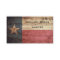 Texas State Flag on Old Wood Grain