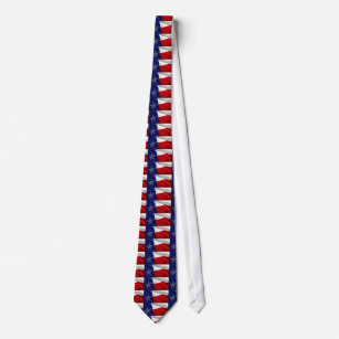 Texas State Flag Pop Art Necktie
