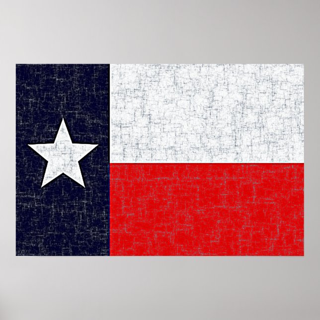 TEXAS STATE FLAG Poster (Front)