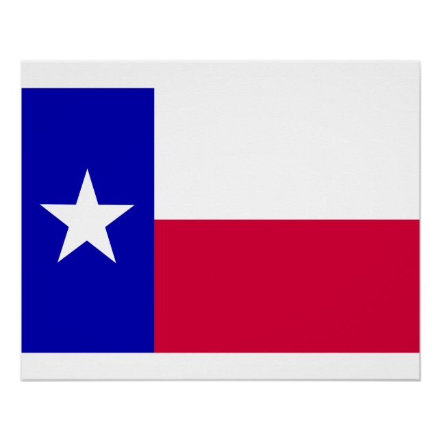 Texas State Flag  Poster (Front)