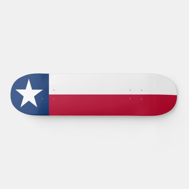 Texas State Flag Skateboard (Horz)