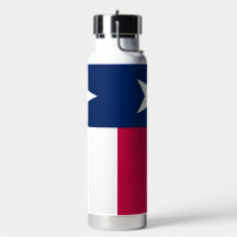 Texas State Flag Stainless Steel Water Bottle