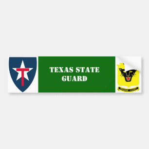 Texas State Guard 4th Reg. Bumper Sticker
