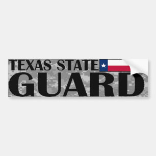 Texas State Guard Bumper Sticker