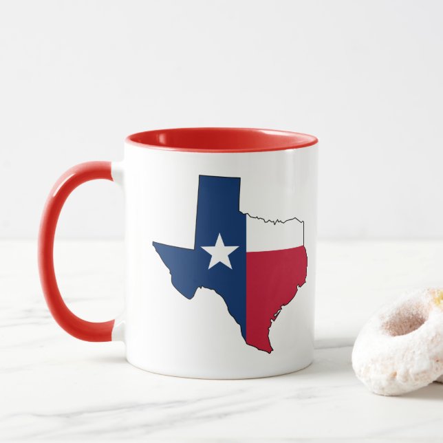 Texas State Mug (With Donut)
