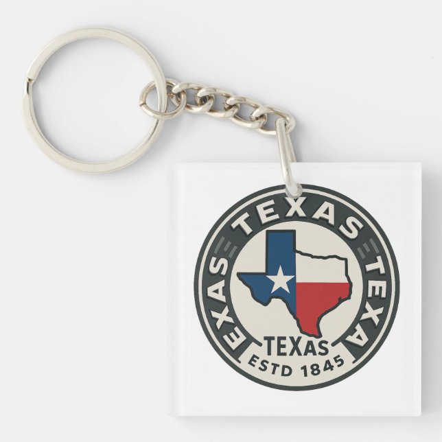  Texas state pride  Key Ring (Front)