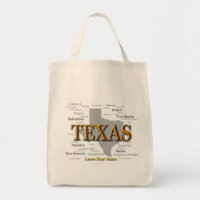Texas State Pride Map Silhouette