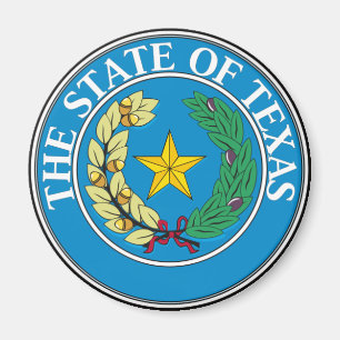 Texas State Seal Magnet