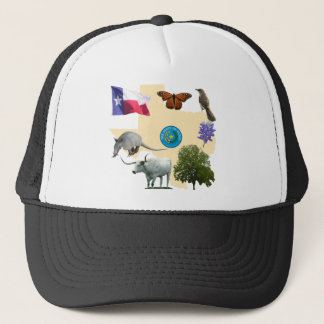 Texas State Symbols Trucker Hat