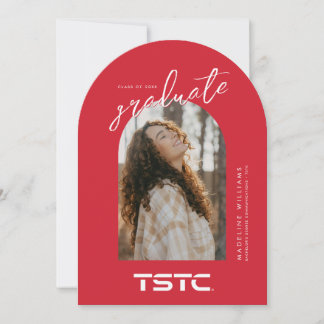 Texas State Technical College Graduation Invitation