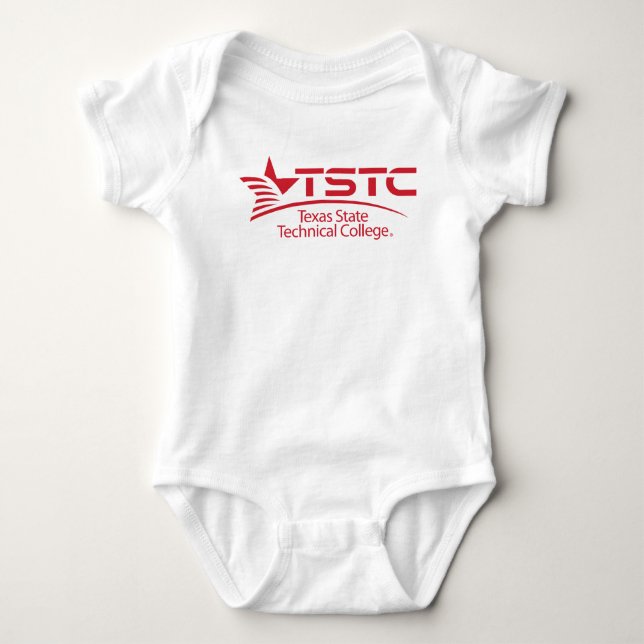 Texas State Technical College Logo Baby Bodysuit (Front)