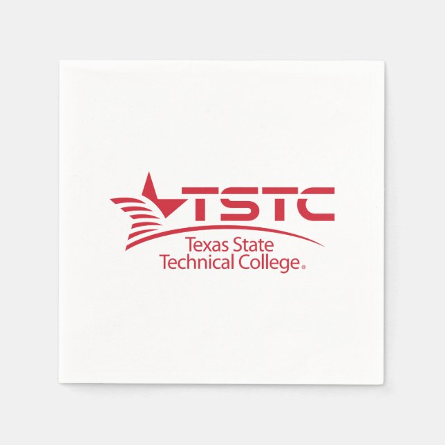 Texas State Technical College Logo Napkin (Front)