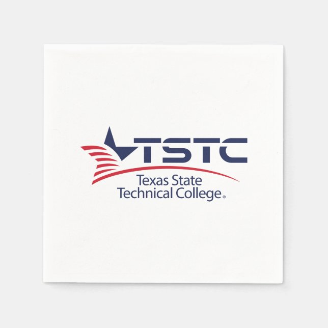 Texas State Technical College Logo Napkin (Front)