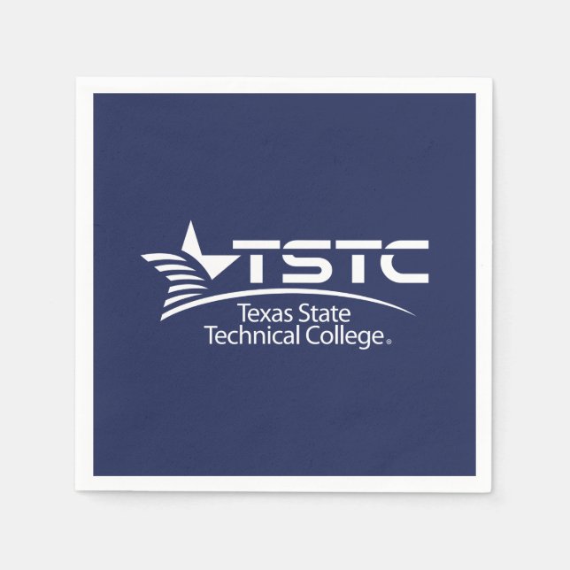 Texas State Technical College Logo Napkin (Front)