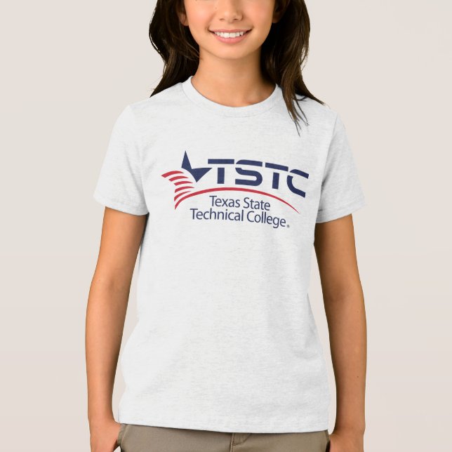 Texas State Technical College Logo Tri-Blend Shirt (Front)