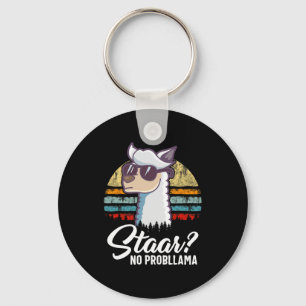 Texas State Test Day Llama Alpaca For Students Gif Key Ring