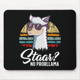 Texas State Test Day Llama Alpaca For Students Gif Mouse Mat