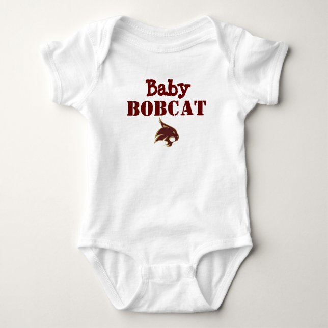 Texas State University Baby Bodysuit (Front)