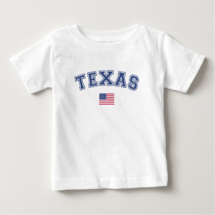 Texas State USA Flag Baby T-Shirt