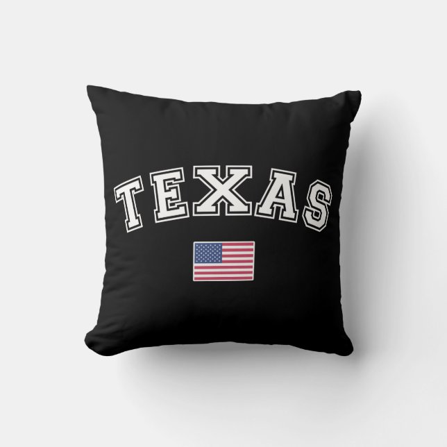 Texas State USA Flag Cushion (Front)