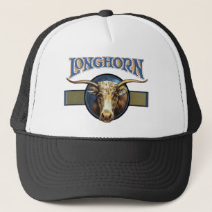 Texas Steer Longhorn Trucker Hat