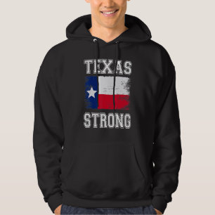 Texas Strong Pray For Texas Flag Map Hoodie