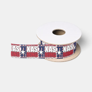 Texas-Strong Satin Ribbon