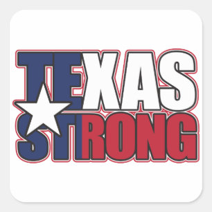 Texas-Strong Square Sticker