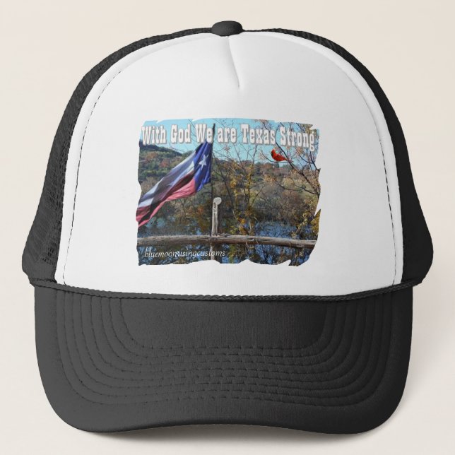 Texas strong trucker hat (Front)