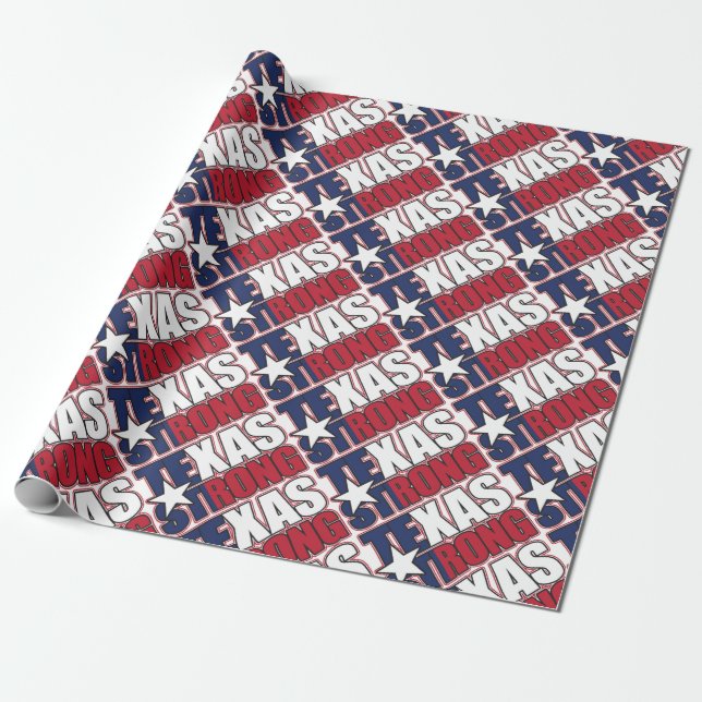 Texas-Strong Wrapping Paper (Unrolled)