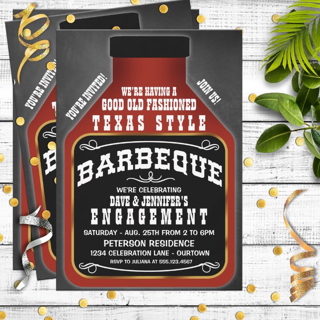 Texas Style BBQ Party Invitations (Creator Uploaded)