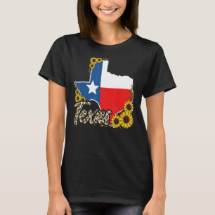 Texas Sunflower Serape Western Country Texan Pride T-Shirt