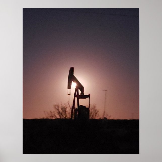 Texas Sunset ~ Brian J. Palfrey Poster (Front)