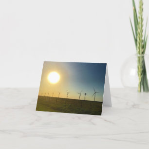 texas sunset notecard